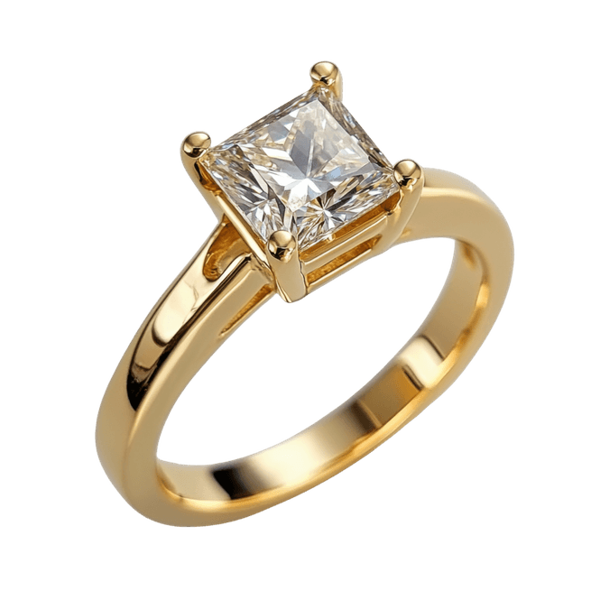 Hoofdbeeld Ring goud diamant